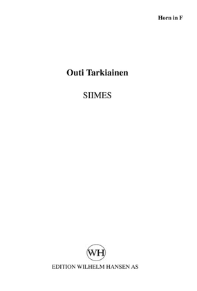 Book cover for Siimes