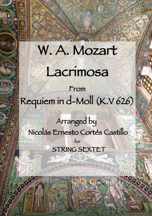Book cover for Lacrimosa (from Requiem in D minor, K. 626) for String Sextet