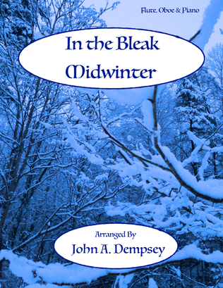 Book cover for In the Bleak Midwinter (Trio for Flute, Oboe and Piano)