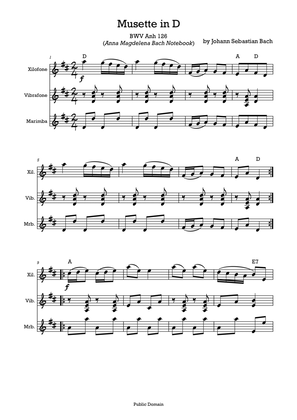 Musette in D major, BWV Anh 126