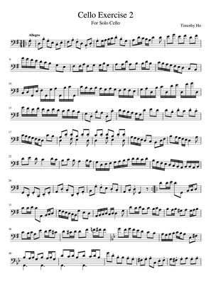 Cello Exercise 2