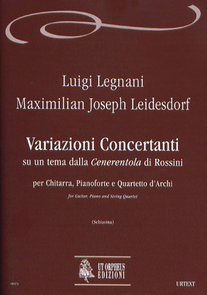 Variazioni Concertanti on a theme from Rossini’s "Cenerentola" for Guitar, Piano and String Quartet