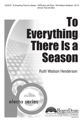 Book cover for To Everything There Is a Season