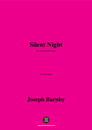 Book cover for Barnby-Silent Night,in A flat Major