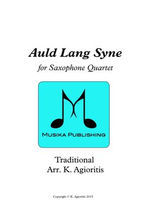 Auld Lang Syne - Saxophone Quartet