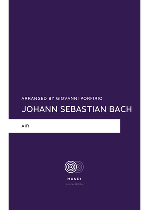 Book cover for AIR - Bach (Oboe and Piano - easy)