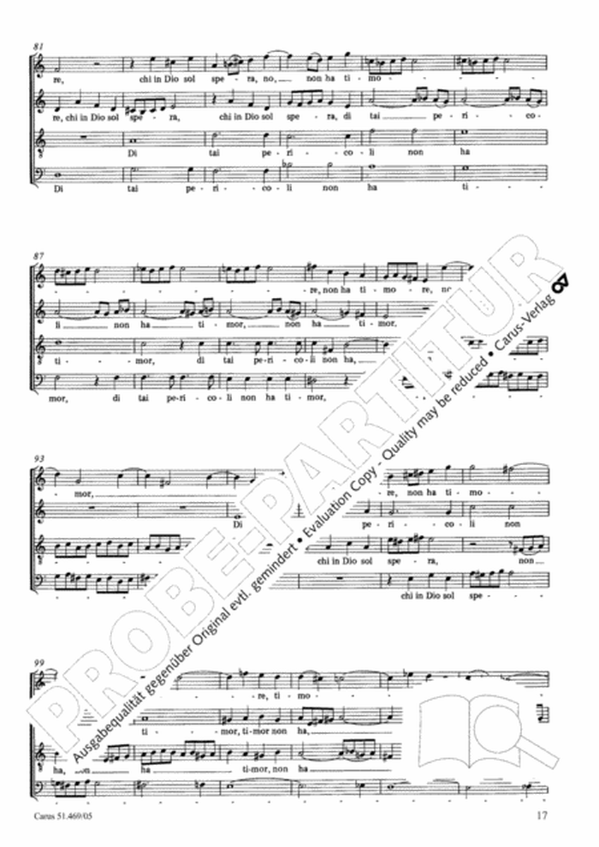 Davide penitente by Wolfgang Amadeus Mozart 4-Part - Sheet Music