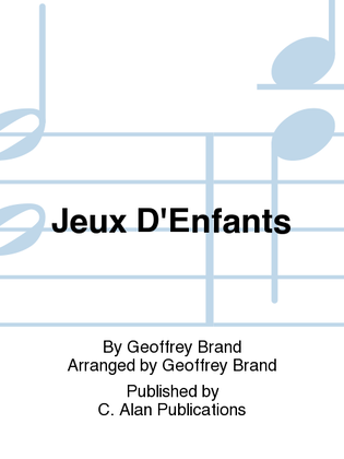 Book cover for Jeux D'Enfants