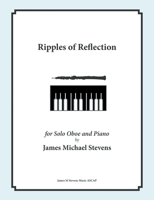 Book cover for Ripples of Reflection - Oboe and Piano