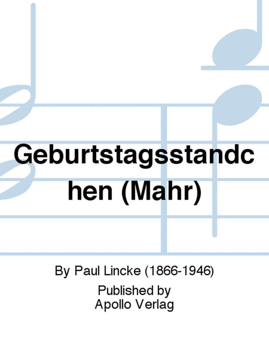 Geburtstagsständchen (Mahr)