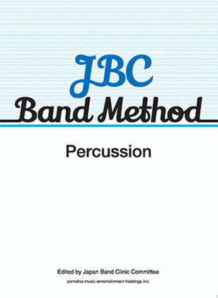 Book cover for JBC BAND METHOD Percussion