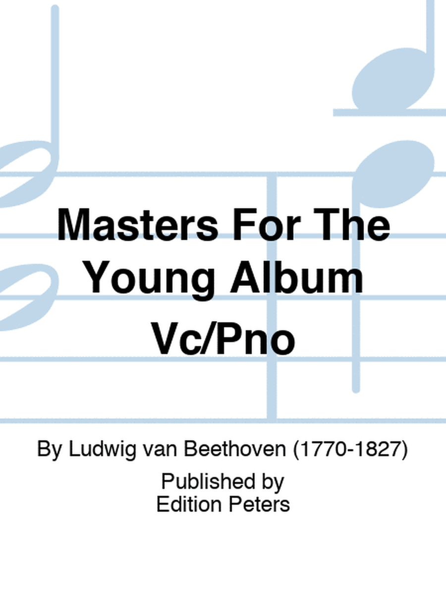 Masters For The Young Album Vc/Pno