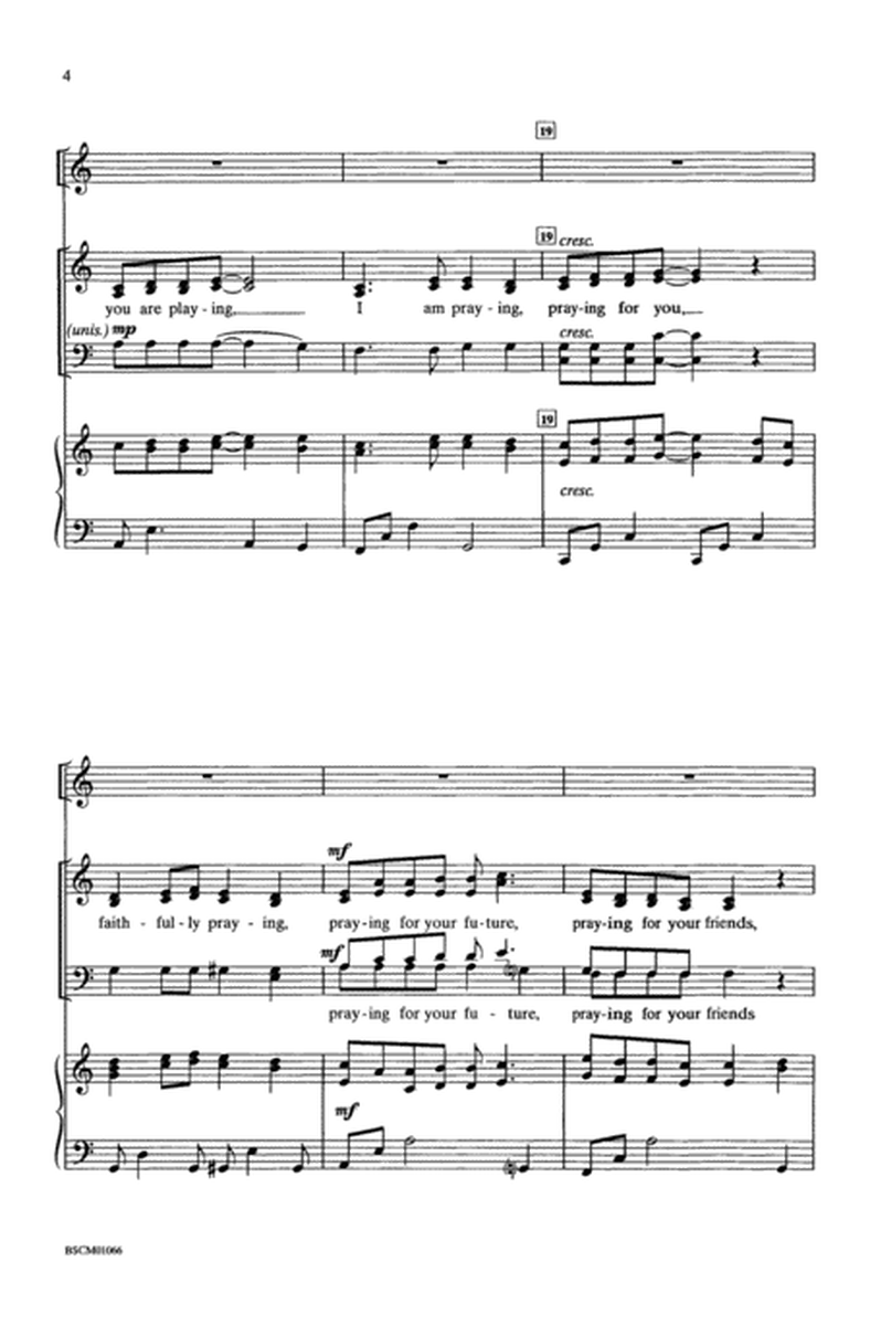 Through The Window - SATB/Unison image number null