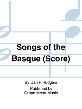 Book cover for Songs of the Basque
