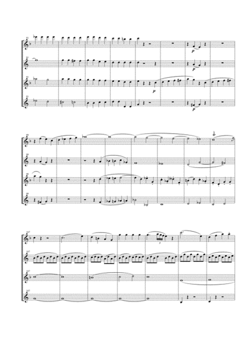 Overture from the opera "The Marriage of Figaro" for Saxophone Quartet (SATB) image number null