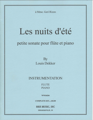 Book cover for Les nuits d'ete