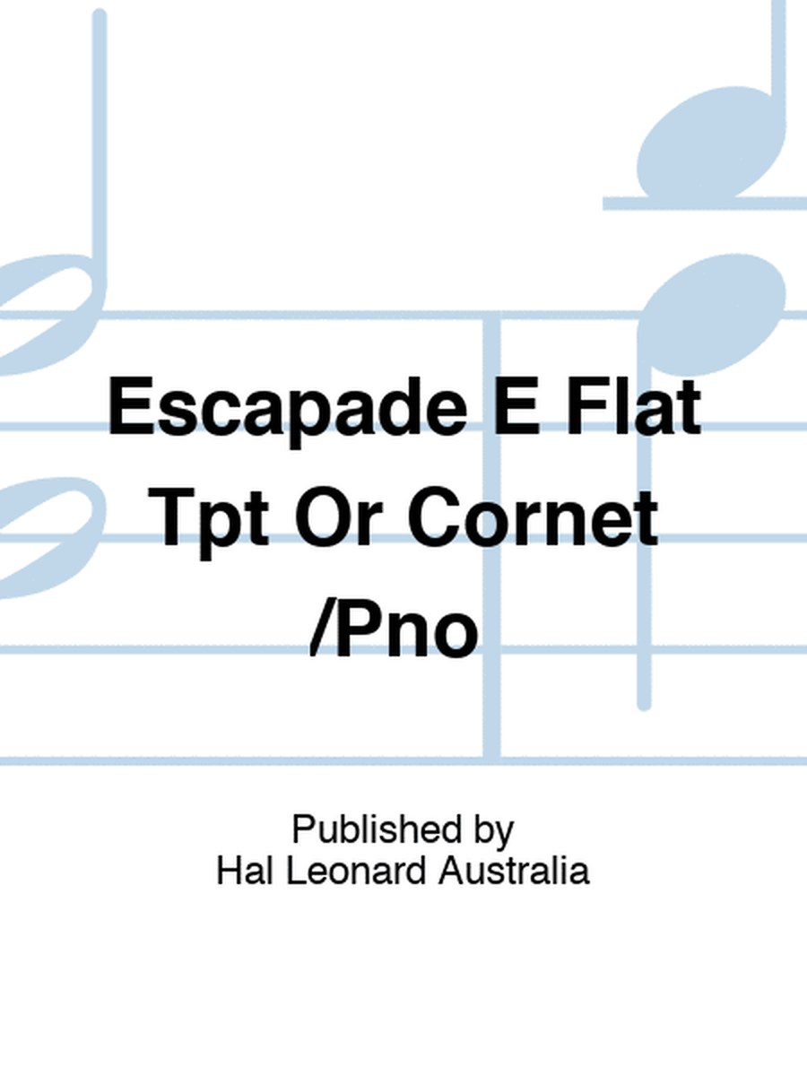 Turrin - Escapade For Trumpet/Piano
