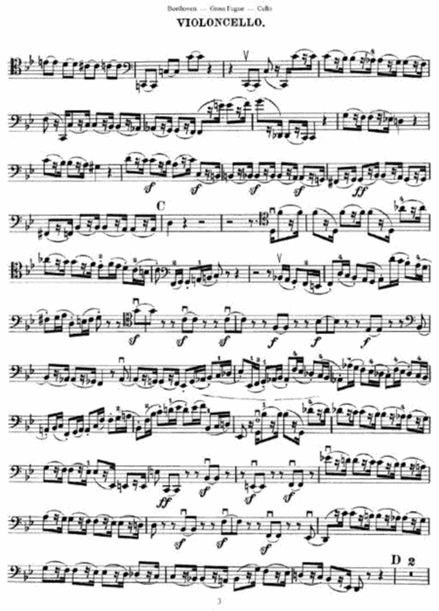 L. v. Beethoven - Gross Fugue in Bb Major Op. 133