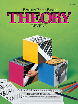 Book cover for Bastien Piano Basics, Level 3, Theory