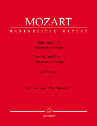 Book cover for Flute Concerto in G Major, K. 313