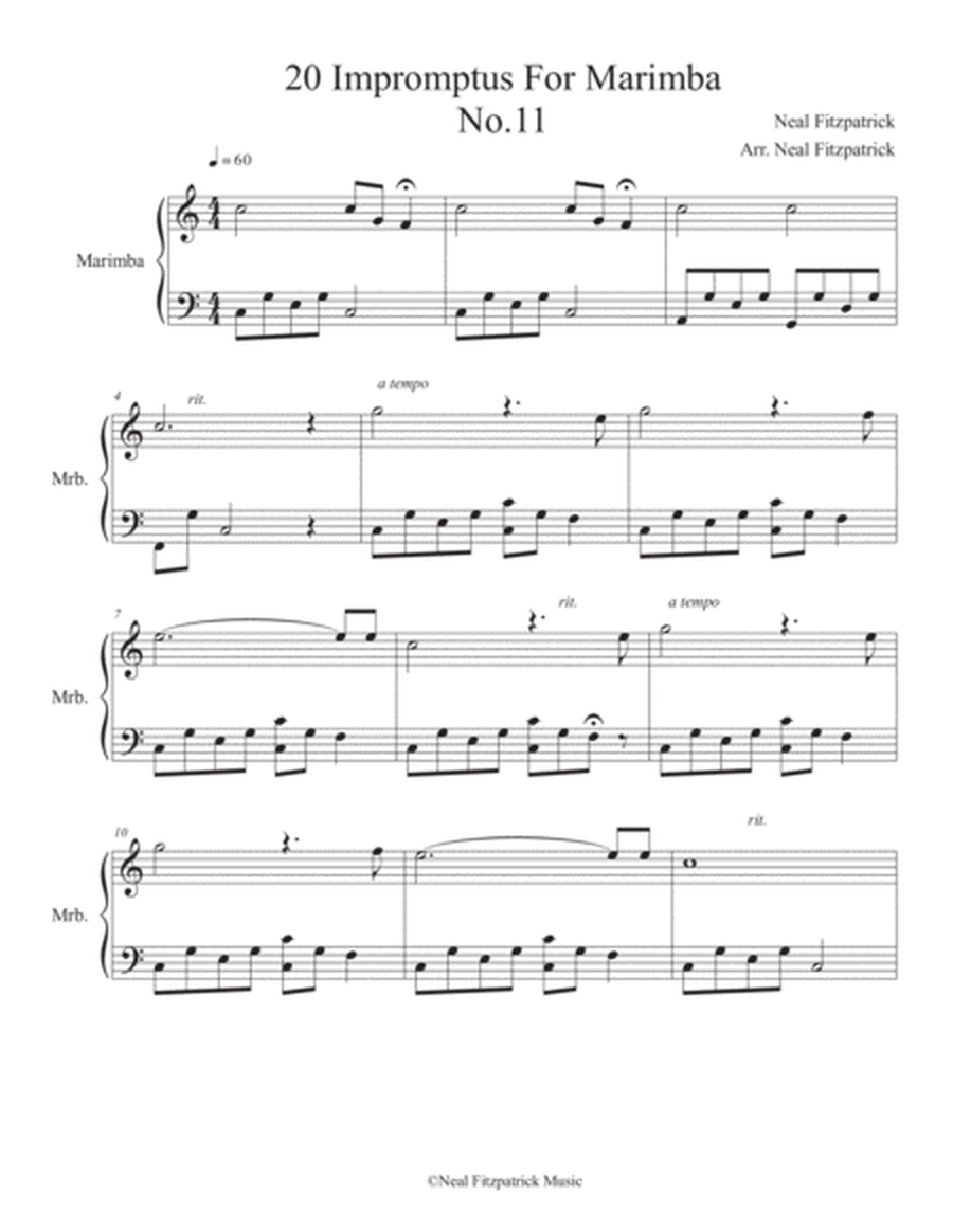 Impromptu No.11 For Marimba