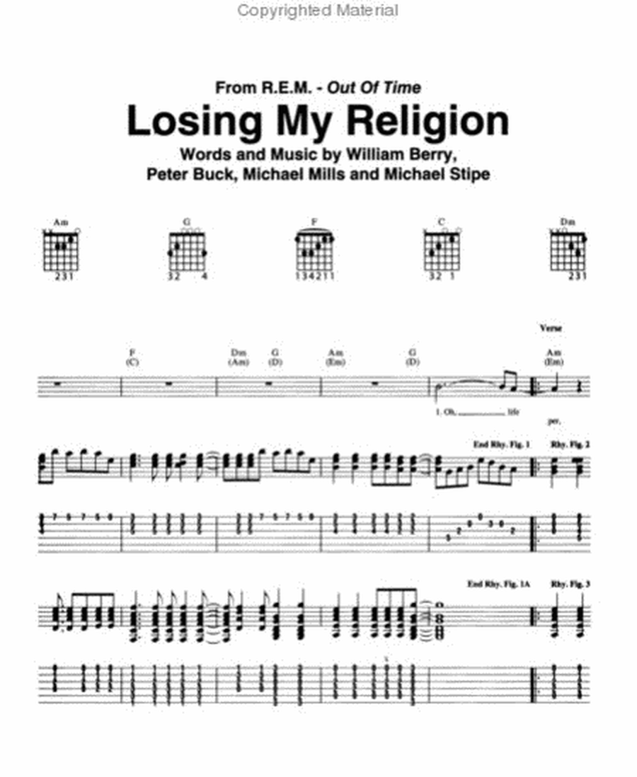 Losing My Religion