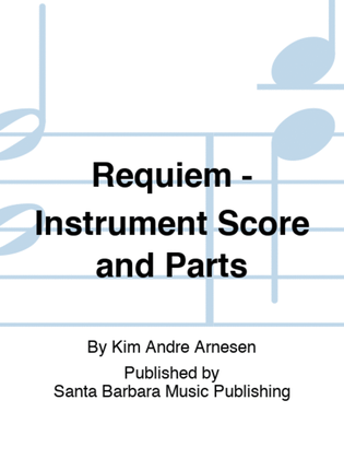 Book cover for Requiem - Instrument Score and Parts