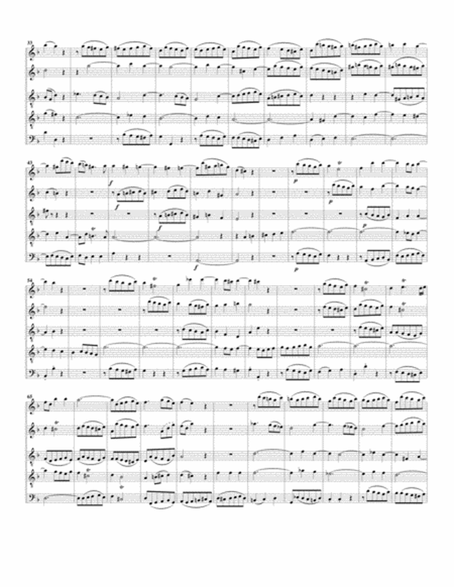 Aria: Selig ist der Mann from Cantata BWV 57 (arrangement for 5 recorders)