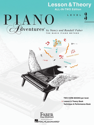 Book cover for Piano Adventures All In Two 3 Lesson Theory