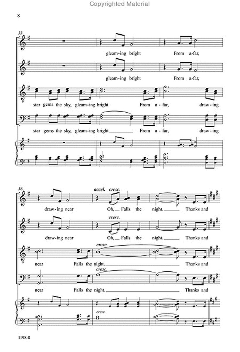 God is Nigh - SATB divisi Octavo image number null