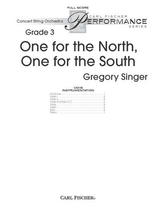 Book cover for One for the North, One for the South