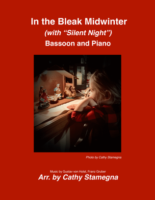 Book cover for In the Bleak Midwinter (with “Silent Night”) Bassoon and Piano