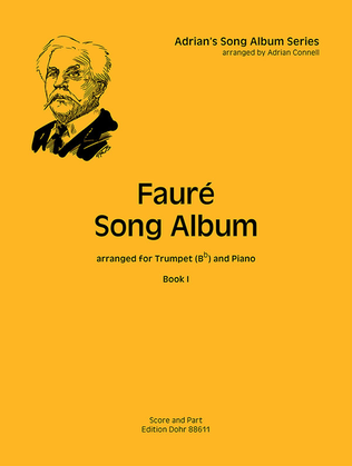 Book cover for Fauré Song Album I (für Trompete und Klavier)
