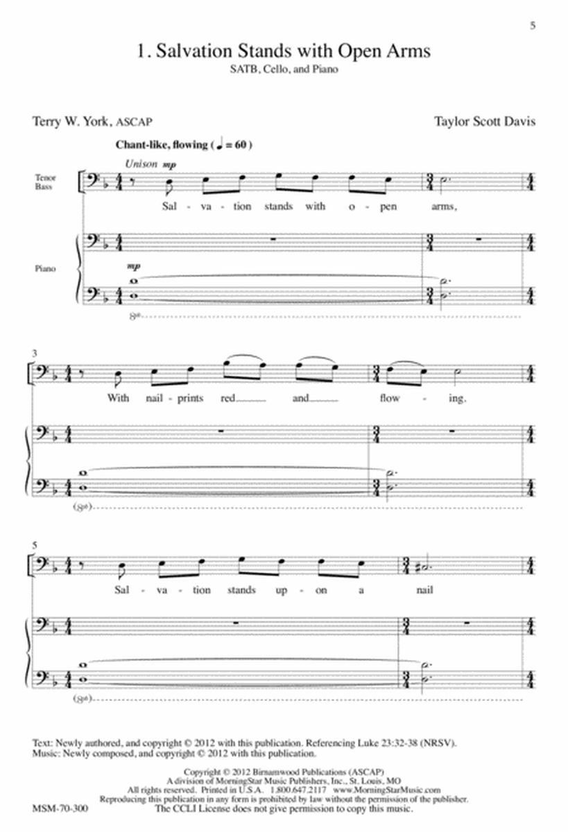 Return to Me: A Choral Service based on the Stations of the Cross (Choral Score) image number null