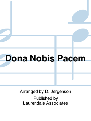 Book cover for Dona Nobis Pacem