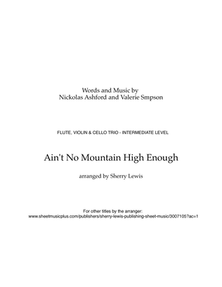 Book cover for Ain't No Mountain High Enough