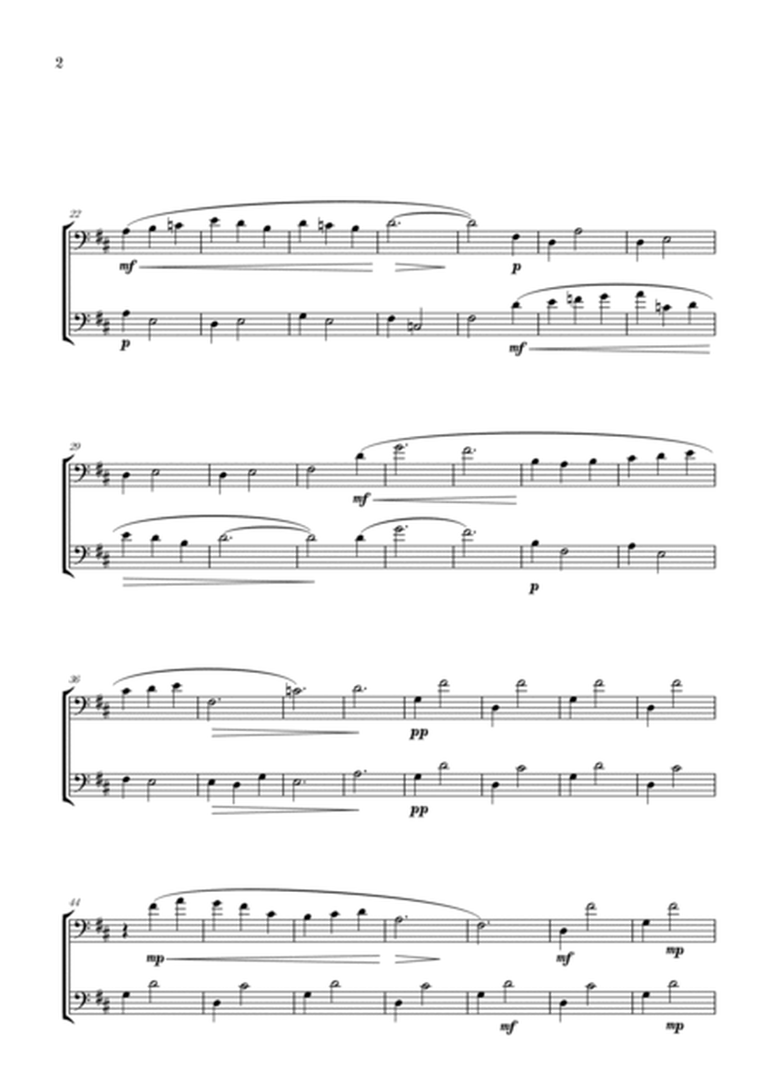 Gymnopédie no 1 | Trombone Duet | Original Key |Easy intermediate image number null