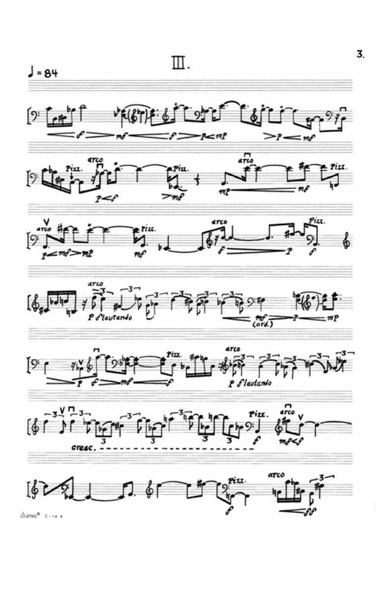 [Tower] Six Variations for Cello