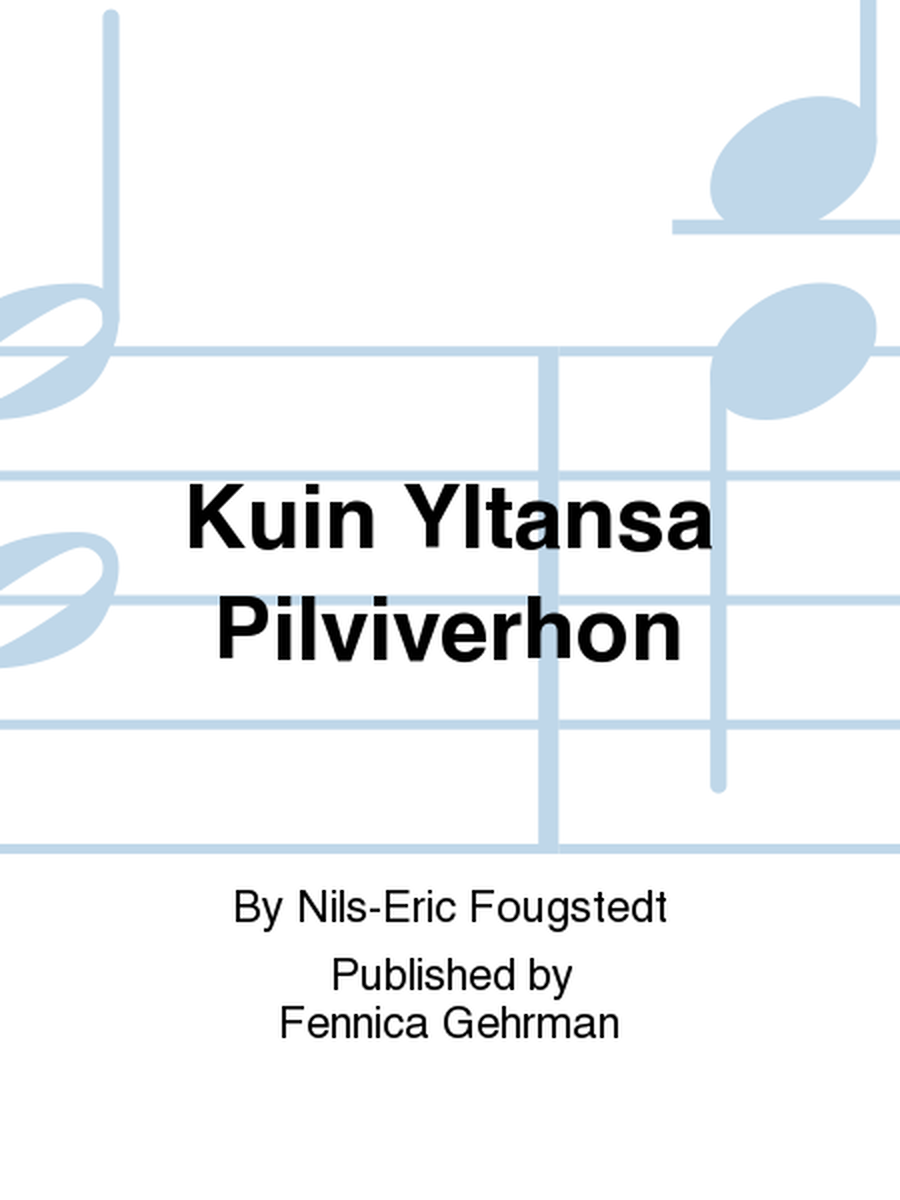 Kuin Yltansa Pilviverhon