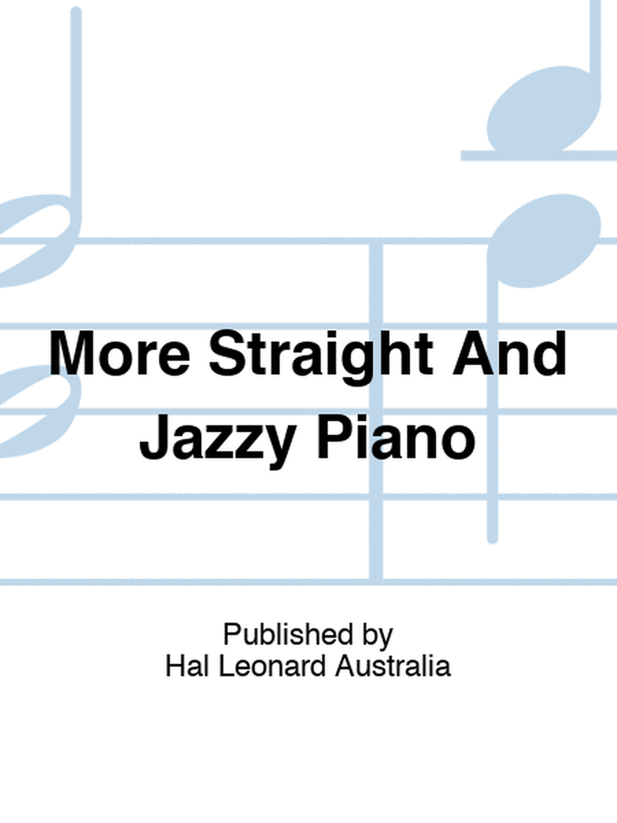 More Straight And Jazzy Piano