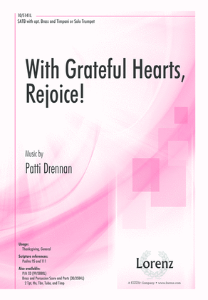 Book cover for With Grateful Hearts, Rejoice!