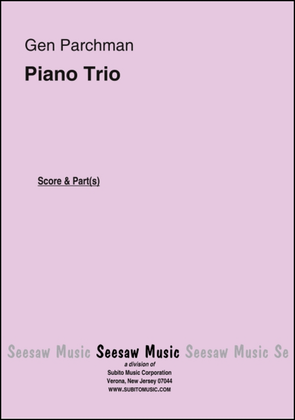 Book cover for Piano Trio with Violin and Cello