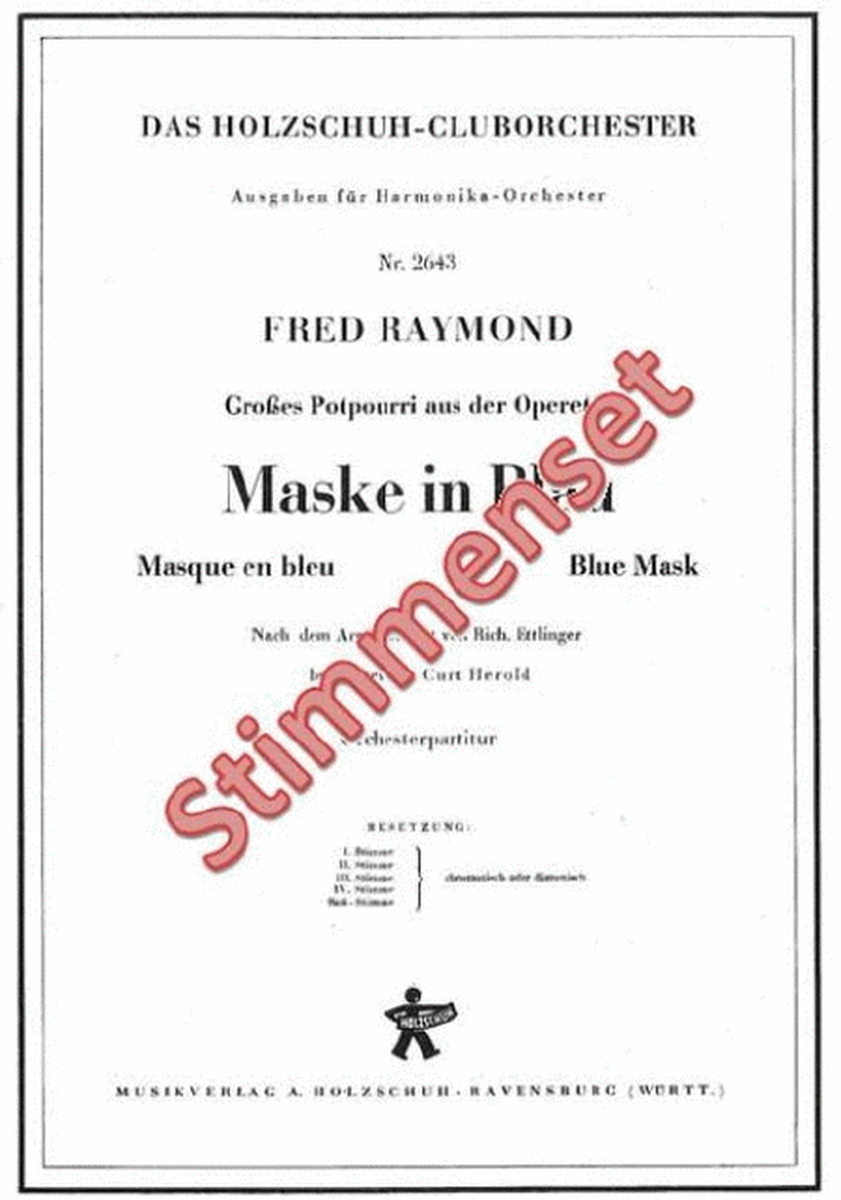 Maske In Blau