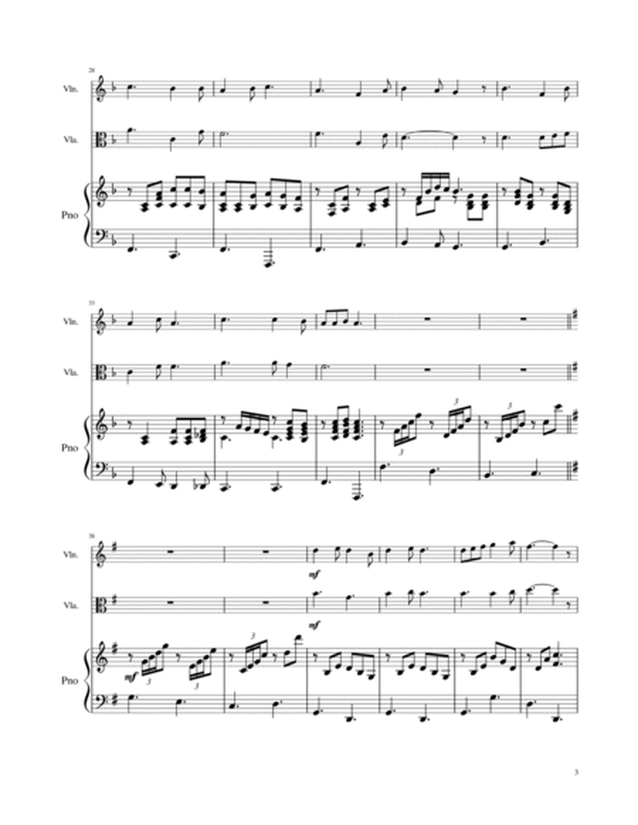 Love Lifted Me - for Violin/Viola duet with piano image number null