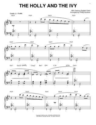 Book cover for The Holly And The Ivy [Jazz version] (arr. Phillip Keveren)