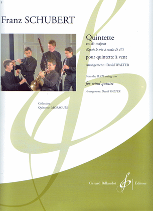Book cover for Quintette en sib majeur