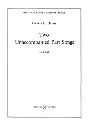 Book cover for Two Unaccompanied Part Songs