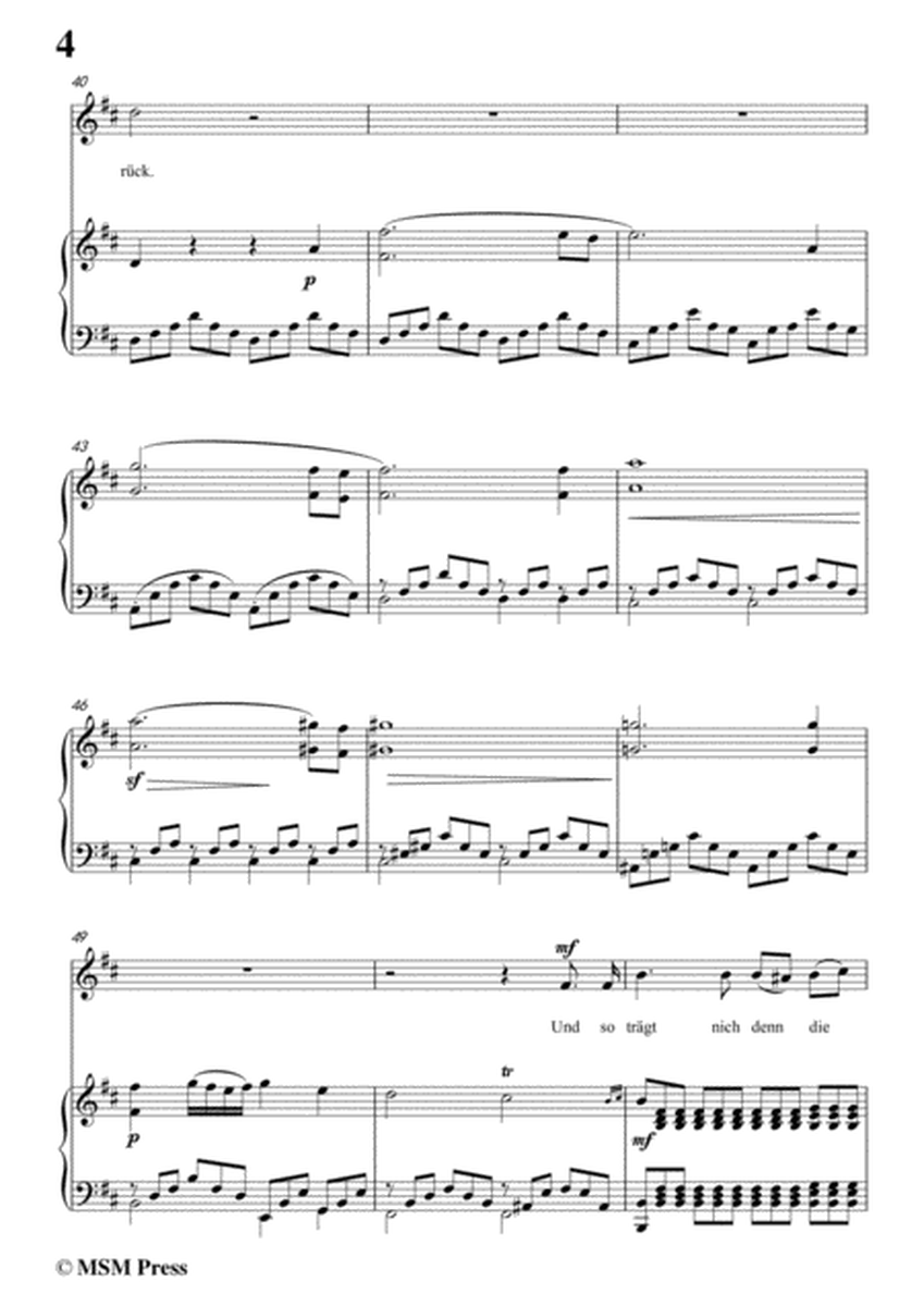 Schubert-Auf dem Strom,Op.119,in D Major,for Voice&Piano image number null