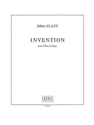 Book cover for Invention (flute & Organ)