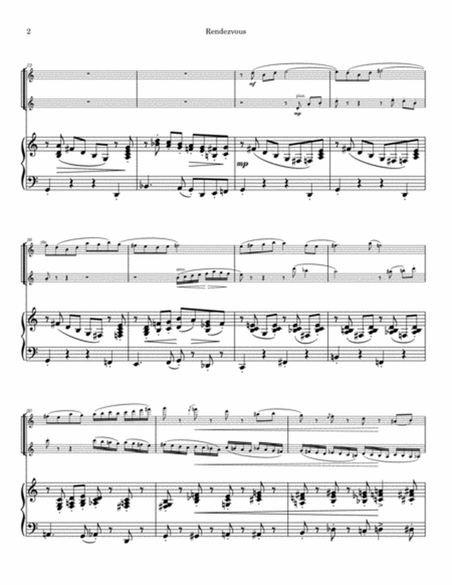 Spring Fling - Concertino for 2 violins